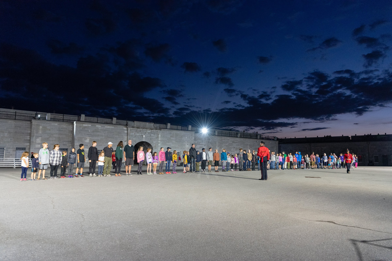 Illustration for article titled Selected Pictures from the Fort Henry Sunset Ceremony 2019 Finale